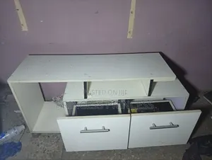 Modern Wooden TV Stand/Media Console - White