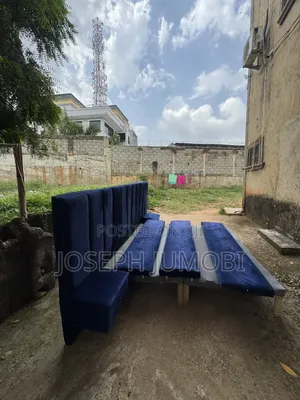 King-Sized Bed Frame - Blue