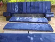 King-Sized Bed Frame - Blue - 5