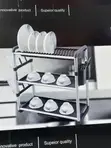 Brand New Gold Aluminum Plate Rack - 1