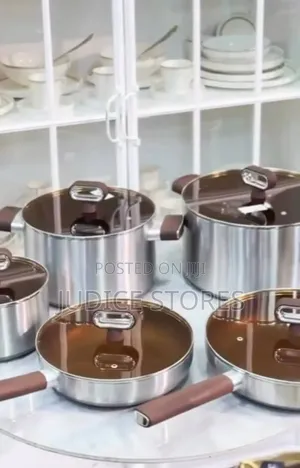 Premium Titanium Stainless Steel Pot Set