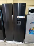 Polystar Black Two-Door Refrigerator - 1