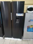 Polystar Black Two-Door Refrigerator - 2