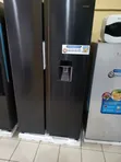 Polystar Black Two-Door Refrigerator - 3