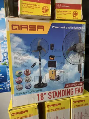 Qasa 18" AC/DC Standing Fan with Remote QSF-18YOGA