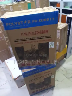 Polystar PV-SUB811 2.1 Channel Speaker Set da USB