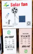 Rechargeable Solar Fan with Remote Control - 1