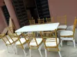 White Rectangular Imported Event Table - 1