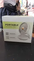 Fan mai ɗaukar hoto mai juyawa da fitilar LED - 2