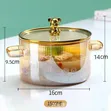 Borosilicate Glass Cooking Pot 1.6L - 1