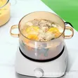 Borosilicate Glass Cooking Pot 1.6L - 2