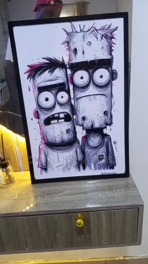 The DOUBLE TAKE Pop Art Wall Frame 60x40cm
