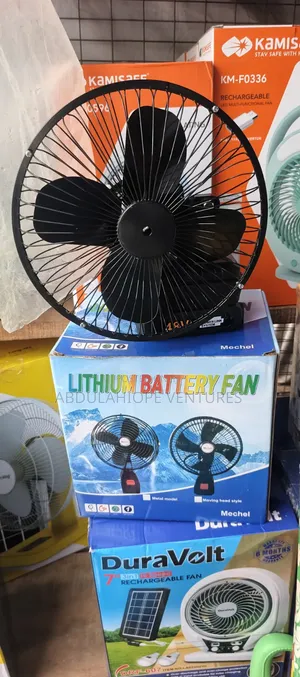 Abdulahi's Heavy Duty Rechargeable Fan