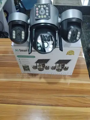 Smart View Kamara 3-Lens Mai Amfani Da Hasken Rana (4G)