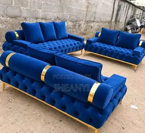 Home Interiors Blue Sofa Chair - Brand New