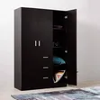 Home Interiors Wardrobe 3 Kofa - Sabon Abu - 4