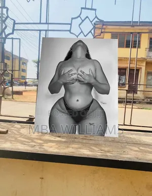16x20 Inch Frameless Acrylic Nude Print