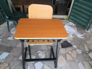 Single School Desk & Chair - H-Frame