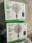 Solar Rechargeable Fan with Panel and Remote - 1
