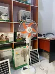 Solar Rechargeable Fan with Panel and Remote - 2