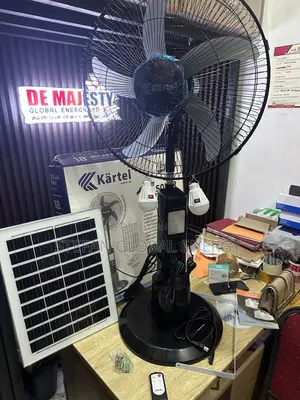 Kartel 18-inch Solar & Rechargeable Fan