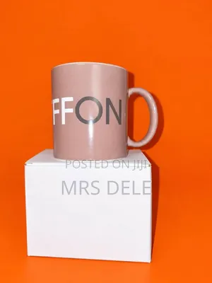 Dusty Pink Coffee Mug with Stylish Lettering