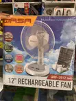 Qasa 18-Inch Rechargeable Standing Fan - 2