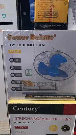 Power Deluxe Orbit Fan 16" - Brand New