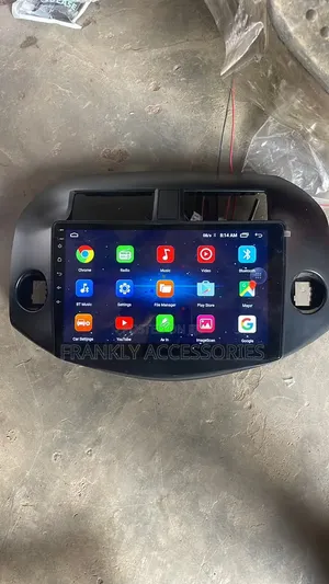 Toyota RAV4 2008-2012 Android 10.1 Navigation Screen with Frame & Camera