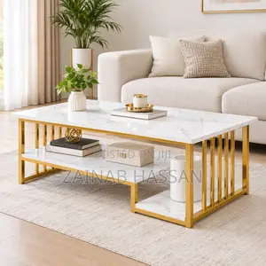 Faux Marble Centre Table