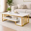 Faux Marble Centre Table - 1
