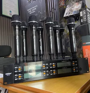 Shure NX-08 (8-in-1) Professional UHF Wireless Microphone System