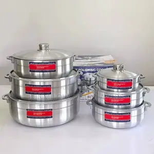 6-Piece Stainless Steel Pot Set