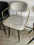Sashin Bar na Katako da Zama na Velvet/Fata - 1