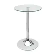RL Glass Top Bar Table - Foldable Bistro - 1