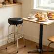 Multipurpose Bar Stool - Modern Metal & Leather - 4
