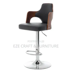 Luxury Modern Lift PU Leather Bar Stool