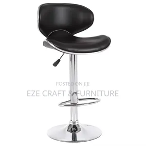 Stylish PU Leather Adjustable Bar Stool