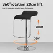Modern Multipurpose Bar Stool - Synthetic Leather - 5