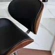 Luxury Executive Velvet Bar Stool - Orange - 3