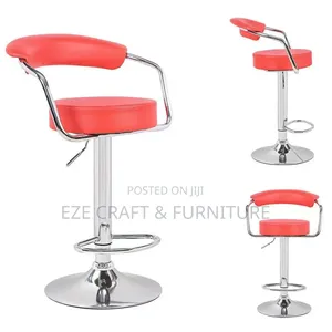 Yizhongbutong Modern Round Cushion Bar Stool