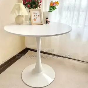 Round Wooden Top Restaurant Table
