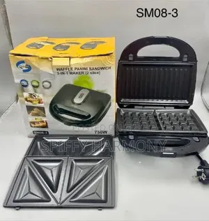 3-in-1 Waffle & Sandwich Maker (Sabon Hannu)