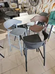 Classic Modern Barstools na Filastik da Bayan Gado - 2