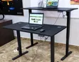 Electric Height Adjustable Standing Desk - Black - 1