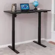 Premium Electric Adjustable Height Desk - Matte Black - 1