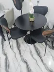 Home Interiors Round Dining Set - 4 Seater - 1