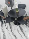 Home Interiors Round Dining Set - 4 Seater - 2