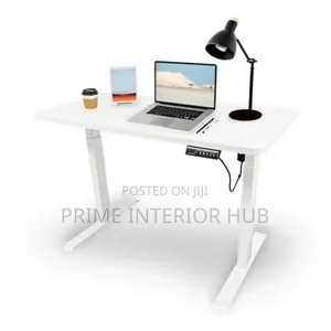 Ergonomic Electric Height Adjustable Desk - White