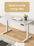 Fully Adjustable Electric Standing Desk - White - 2